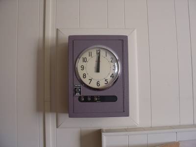 Dickson Elementary School Principal Office Clock